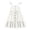 White, variant on REDARER Girls' Flutter Strap Button-Down Tiered Maxi Dress Casual Ruffle Hem Summer Dress,4-5 Years