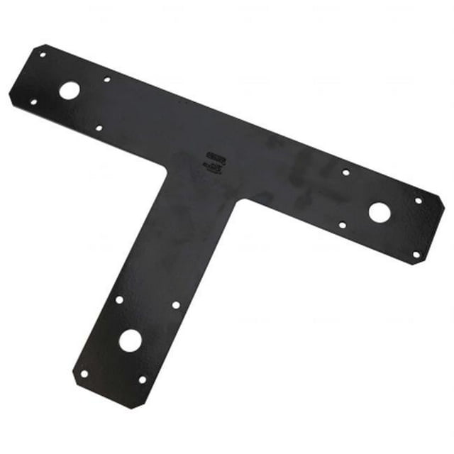 Plaque T Acier Noir de 12 X 8 Pouces N266-472