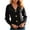 Black, variant on Cardigan Sweaters for Women Soft Casual Long Sleeve V Neck Button down Cropped Knit Cardigans Fleece Outwear Jackets(White,Large)