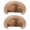 As shown, variant on LOLIPPYY 2pcs Spider Coconut Shell Shelter Aquarium Shrimp Reptile Snake Hide Hermit Crab Hideout Turtle Rest Hut Snail Climber Toys For Fish Breeding Habitat Decoration