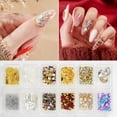 thumbnail image 2 of 6 Boxes Nail Art Rhinestone Kit Decorative Assorted 3D Nail Art Decoration, 2 of 7