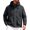 Black, variant on Hiking Jackets for Men Drawstring Hooded Jackets Long Sleeev Full Zip Cycling Climbing Camping Safari Coats Fall Spring Warm Clothes Gold S
