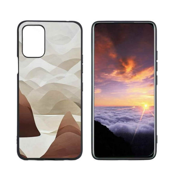 Abstract-landscape-3 Phone Case, Degined for LG K42 Case Men Women, Flexible Silicone Shockproof Case for LG K42