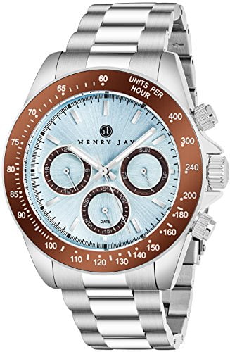 henry jay mens stainless steel specialty aquamaster