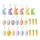 thumbnail image 1 of Decoraciones colgantes de Pascua, material de espuma, colgantes decorativos para ventana. 24 pcs, 1 of 9