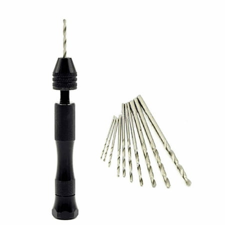 WQQZJJ Tools On Sale And Clearance Mini Aluminum Hand Drill Alloy Steel Drill Rotary Tool Wooden Drill Up To 40% Off Home on Clearance
