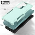 thumbnail image 4 of for Samsung Galaxy S21 Ultra Case: Dual Layer Protective Heavy Duty Cell Phone Cover Shockproof Rugged with Screen Protector - Military Protection Bumper Tough - Samsung Galaxy S21 Ultra 5G, Green, 4 of 16