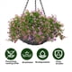 thumbnail image 4 of 3 Piezas Forros para Cestas de Flores Colgantes Tela Plantas Maceteros Redondos Fieltro Negro No Tejido 14 Pulgadas, 4 of 5