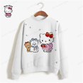 thumbnail image 1 of Mode Urbaine Chandails à Capuchon Hello Kitty Imprimé Chandail en Molleton pour Femmes Automne Hiver Manches Longues Harajuku Pullovers Chandail à Capuche Sudadera HOEMLIN, 1 of 5