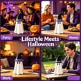 thumbnail image 5 of Ghost Drink Sleeve with Witch Hat Lid, Reusable Beverage Holder for Cans and Cups, Fun Halloween Party Accessory(C), 5 of 9