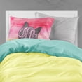 thumbnail image 2 of Cat Face Meow Watercolor Fabric Standard Pillowcase, 2 of 2