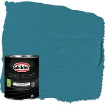 Glidden One Coat Interior Paint and Primer, Adventure / Blue, 1 Quart, Semi-Gloss