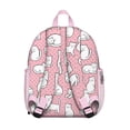 thumbnail image 5 of Watercolor Cat Artwork Student Backpack – Cute Cat Print Design With Cats And Hearts Pattern And Boho Cat Aesthetic, 5 of 5