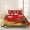 Red, variant on 3 Pieces King Quilt Set,Summer Watermelon Black and White Stripes Soft Bedding Sets with 1 Quilt & 2 Pillow Shams,Fruit Harvest Summer Bedspread Lightweight Coverlet Comforter for All Season