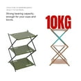 thumbnail image 3 of Camping Cups Bowls Detachable Storage Rack Hung Shelf With Panel Hole Aluminum Alloy Bracket Picnic BBQ Tableware Cookware Storage Rack Campsite Tools Shelf, 3 of 6