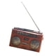thumbnail image 4 of Modelo de radio Manualidades perfecl decoración Hogar rojo Marrón, 4 of 8
