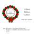 thumbnail image 5 of Christmas Cat and Dog Clothing Plush Ball Collar Reindeer Bow Wreath Vine Decoration Soft Material-M (40cm), 5 of 5
