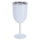 thumbnail image 1 of Copas de vino de acero inoxidable, vasos de vino térmicos con tapa, copas irrompibles para fiestas, acampadas al aire libre, senderismo, viajes, barbacoas, playa, piscina y picnics, 10 oz, 1 of 8