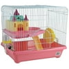 Animal Treasures 31076 Small Animal Castle Cage, Pink