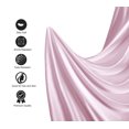 thumbnail image 3 of Luxury Satin Sheets Set King Size Pink, 4-Piece Bedding Sets with Deep Pockets - Soft and Smooth Satin Bed Sheets for Ultra Comfort and Elegance, 3 of 8
