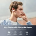 thumbnail image 6 of Open Ear Bone Conduction Headphones Bluetooth 5.3 Clip On Earbuds with Digital Display Charging Case 60 Hours Playtime Sport Earphones Built-in Mic IPX7 Waterproof for Running Fitness, 6 of 13