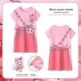 thumbnail image 3 of baoli10 (105-115 cm) Summer Kawaii Sanrioed Cinnamoroll Girl Pijamas Anime Cartoon Mymelody Kuromi Niños Ropa de dormir Ropa para el hogar Lindo vestido para niños esquí esquí Gafas de esquí, 3 of 4
