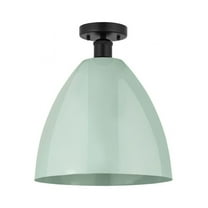 Innovations Lighting - Plymouth Dome - 1 Light Semi-Flush Mount In Industrial