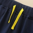 thumbnail image 4 of NAISIBABY Boys Sweatpants, Prints Drawstring Cotton Daily Casual Pants Navy 5T, 4 of 4