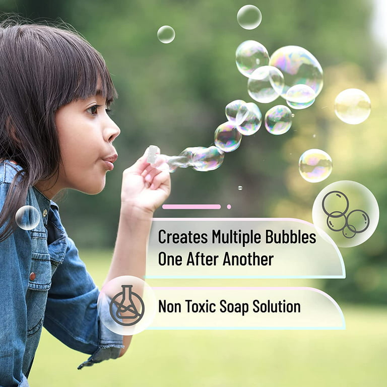 Mini Bubble Wands, 4 Inch, 16 Pack, Colorful Mini Bubbles Party Favors for  Kids, Party Favors Bubbles - Mr. Pen Store