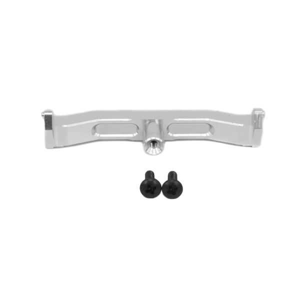 Tholdsy soporte de marco transversal de viga frontal de aluminio para Axial Scx10 1/10 modelo plata