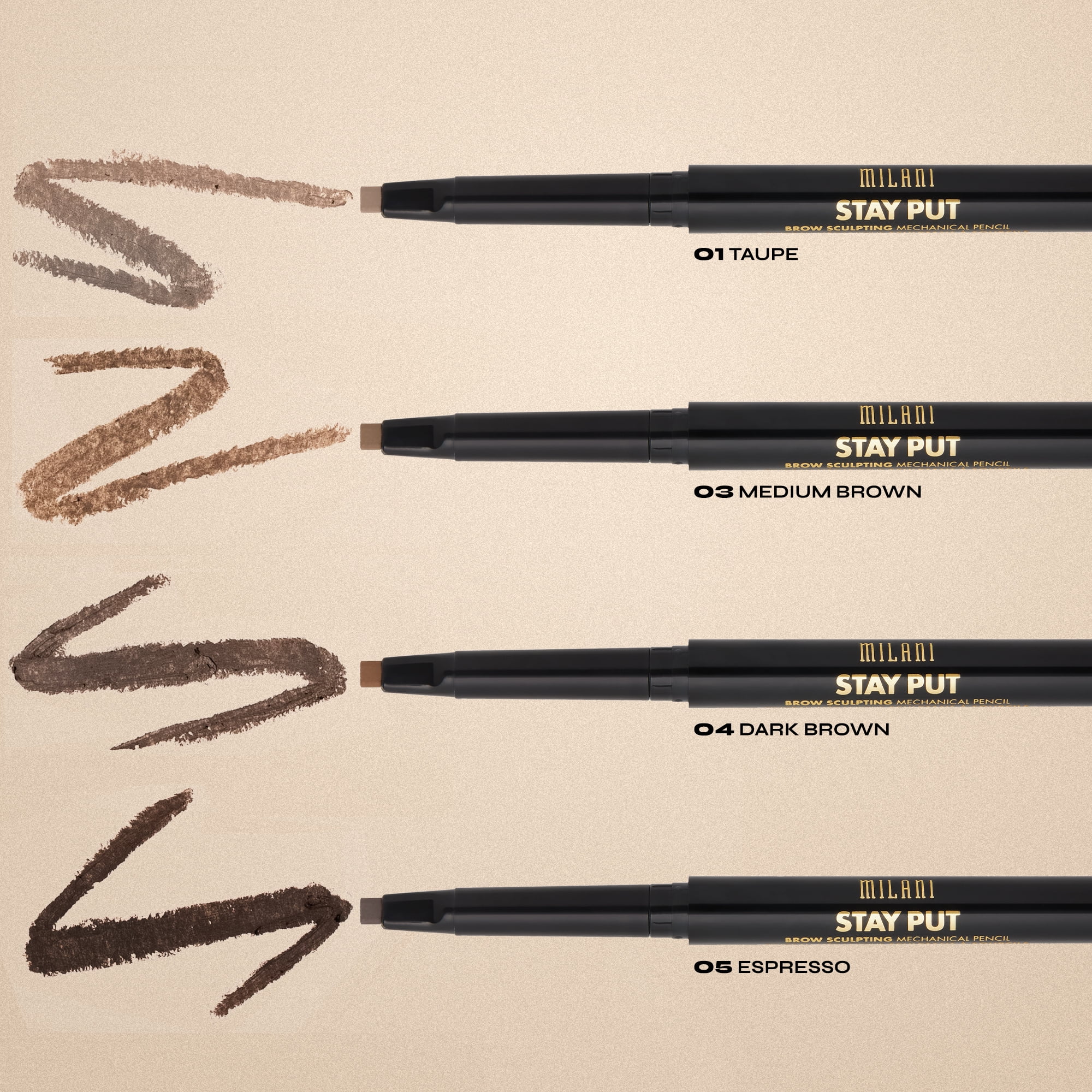 Milani Stay Put Brow Sculpting Mechanical Pencil, Espresso
