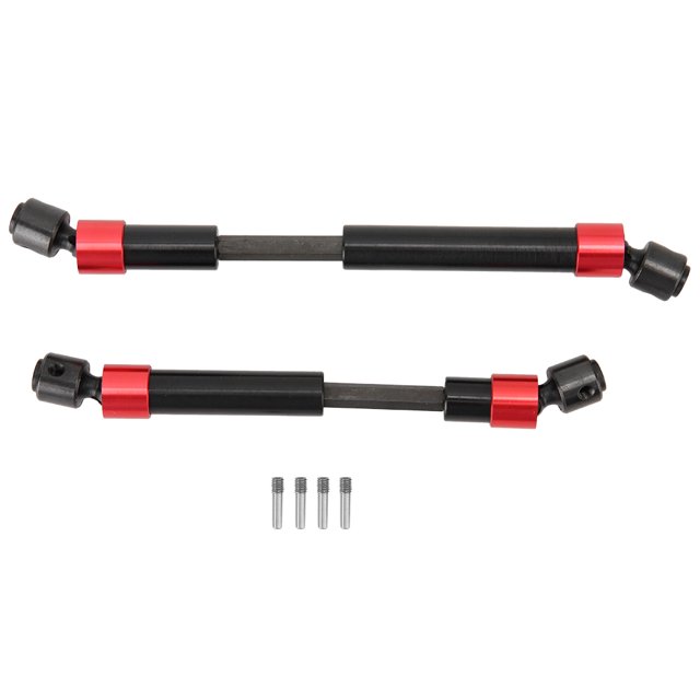 2 uds RC coche eje de transmisión delantero y trasero apto para Traxxas TRX-4 RC Crawler