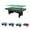 Green, variant on RACK Scorpius 7-Foot Multi Game Billiard/Pool with Table Tennis (Red)