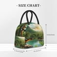 thumbnail image 2 of Pofeuu Lake Forest Dinosaur Print Lunch Bag for Adult Insulated Lunch Box,Leakproof Cooler Food Lunch Containers Reusable High Capacity Lunch Tote Bags-One Size, 2 of 6