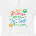 thumbnail image 3 of Inktastic Vet Tech Veterinary Technician Like Mommy Girls Baby Dress, 3 of 4