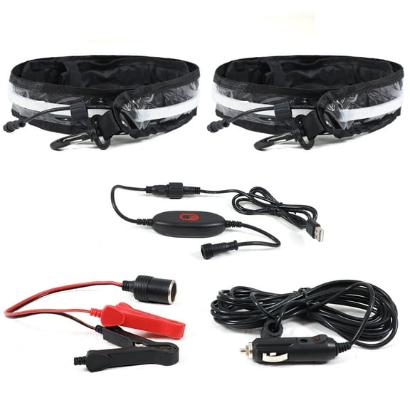 NOVA AUTO 12V Led Light Strip,RV Awning Lights with 2835 LED Chips,IP67 Waterproof Led Light Bar for Outdoor Camping and Overland,2PC