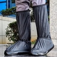 thumbnail image 4 of Imperméable Réutilisable Surchaussures Cyclisme Moto Bottes de Pluie Chaussures Couverture, 4 of 5