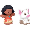 thumbnail image 3 of Disney Princess Moana & Pua Little People Figure Set, 2 Toddler Toys, 3 of 6