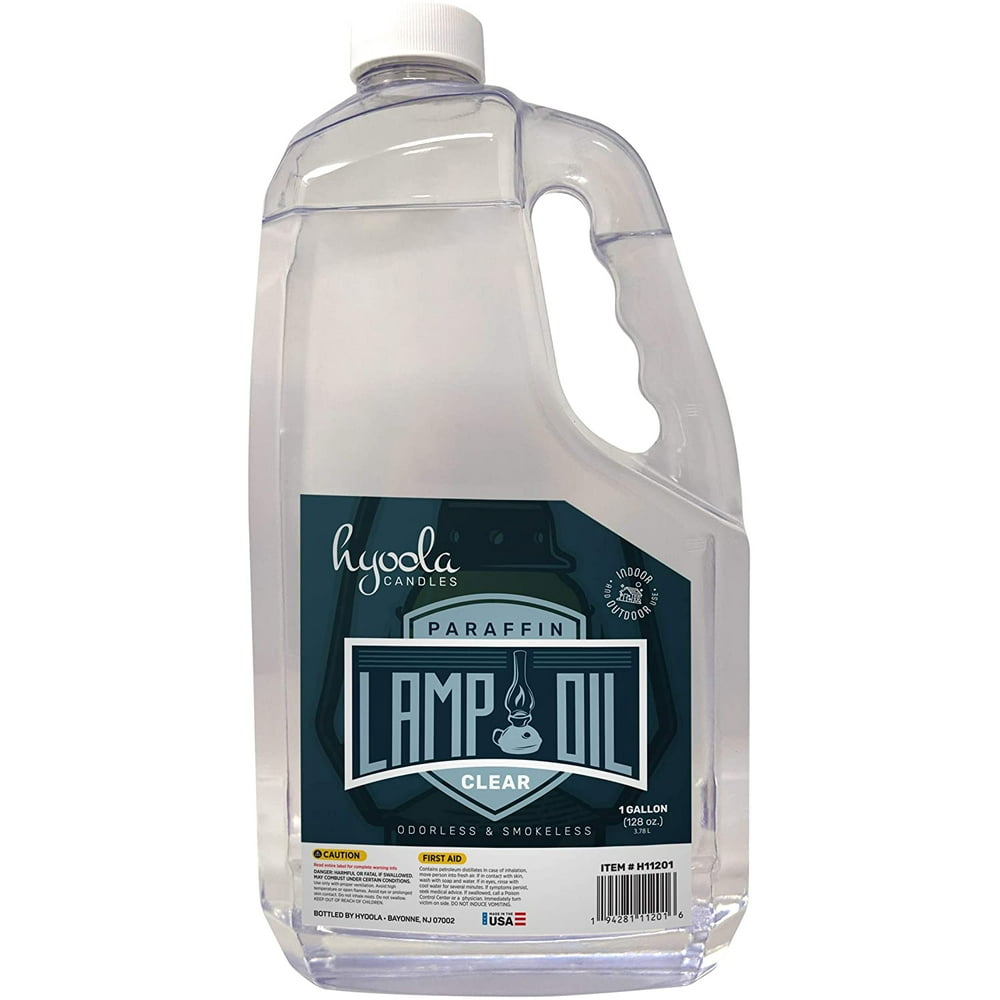 Hyoola, 1 Gallon Smokeless, Odorless Liquid Paraffin Lamp Oil Clear