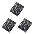 thumbnail image 2 of Redempat Eye Face Rhinestone Stickers Shape Bling Beads Eyebrow Crystal Temporary Makeup DIY Women Costume Party Accessory Type 2 3Set, 2 of 6