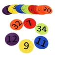 thumbnail image 4 of Marqueur de Tapis, Polyester Réutilisable 36 Pcs Marqueur de Sol Résistant à l'Usure pour Maternelle pour Enseignants pour Classe 36 Pcs, 4 of 7