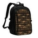thumbnail image 1 of Balery Bookshelves Mochila con carga USB para hombre y mujer - Mochila impermeable y antirrobo para laptop con puerto USB para viajes, trabajo, 1 of 7