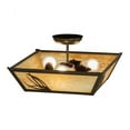 thumbnail image 7 of Meyda Tiffany 193440 Mountain Pine 3 Light 22" Wide Semi-Flush Ceiling Fixture - Copper, 7 of 7