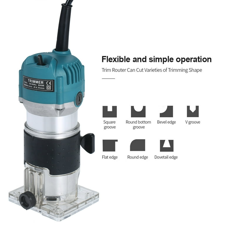 220V 300W 30000RPM Electric Hand Trimmer Trim Router Wood Clean Cuts Power Woodworking Set + Wrench 220V 300W 30000RPM Electric Hand Trimmer Trim Router Wood Clean Cuts Power Woodworking Set + Wrench