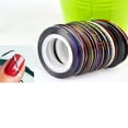 thumbnail image 2 of Visland 10 Color 20m/Rolls Nail Art UV Gel Tips Striping Tape Line Sticker DIY Decorations, 2 of 5