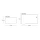 thumbnail image 4 of Juego de toallas de baño Deluxe de 2 piezas | Algodón suave y altamente absorbente | Incluye 1 toalla de baño de 72 x 130 cm y 1 toalla facial de 34 x 75 cm | Gris | Para baño, gimnasio, spa y hogar, 4 of 5