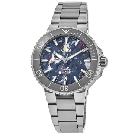 Oris Aquis Date Rainbow Upcycle Special Edition Men's Watch 01 733 7766 4150-SET