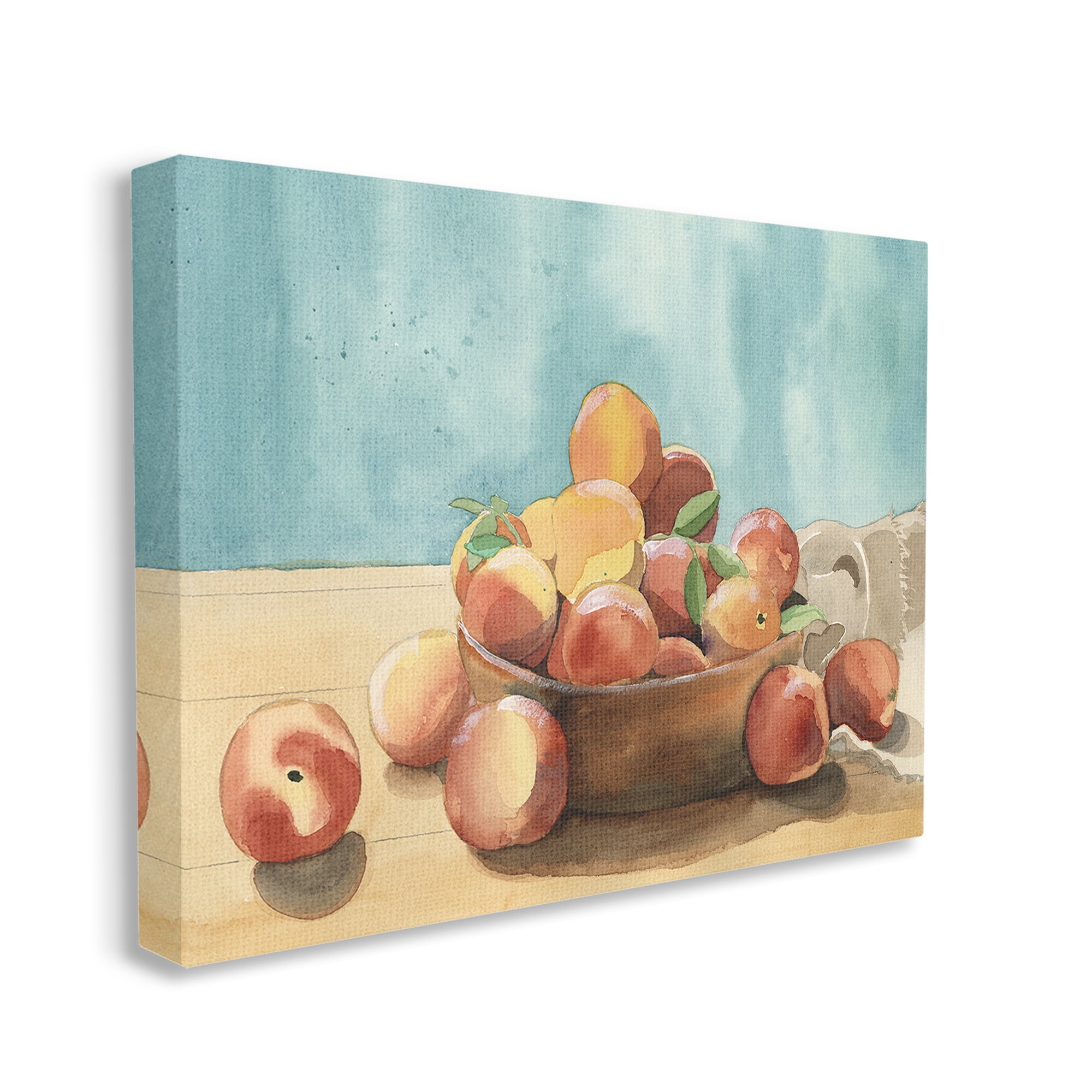 Stupell Industries Traditional Apple Painting Food & Beverage Painting Gallery Wrapped Canvas Art Print Wall Art, 40 x 30