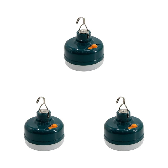 Ounissouiy Bombilla de emergencia recargable, alto brillo, portátil, ajustable, 3 modos, luz de tienda, lámpara de Camping, accesorio de Type1 NO1