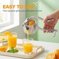 thumbnail image 4 of Clearance! 2026 New Fresh Fruit Juice Extractor, Bar Juicer, Hand Juicer Squeezer Lemon Juicer Manual Hand Press with Ergonomic, Easy to Clean for Orange Citrus Pomegranate, Tool Gift for Mom Dad, 4 of 7